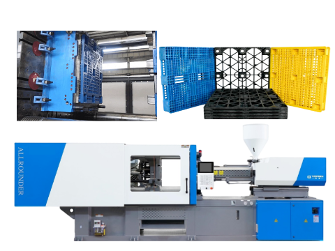 Plastic pallets injection molding process