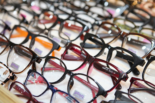 plastic eyeglasses