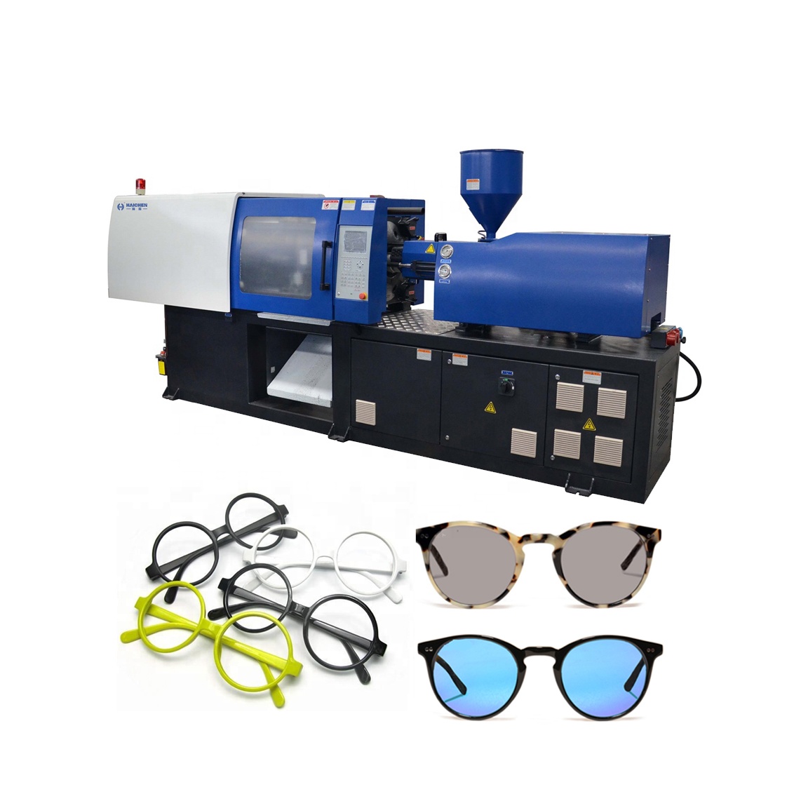 Haichen plastic eyeglasses frame making machine