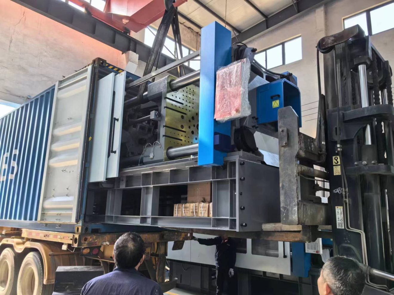 Haichen HCK800 clamping unit finish loading