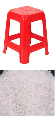 plastic stool with plastic raw materials-PE