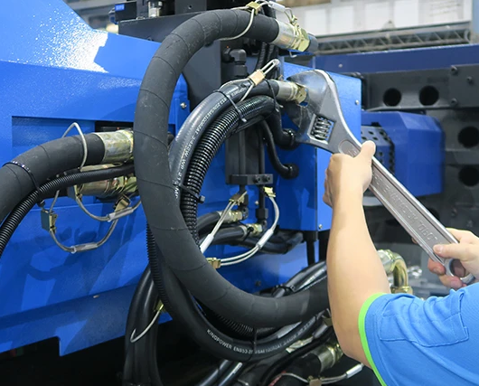 Maintenance of the injection molding machine