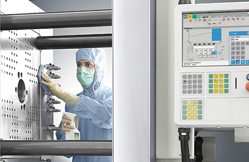 clean injection molding machine