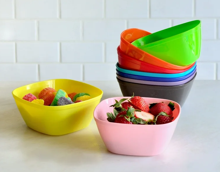plastic bowls
