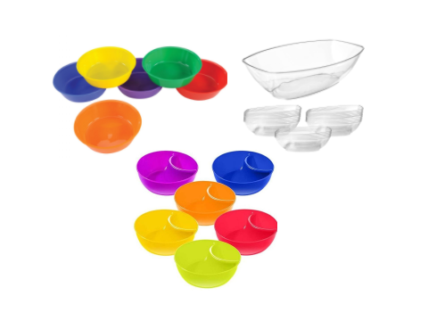 plastic bowls