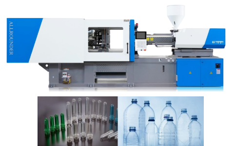PET injection machine application