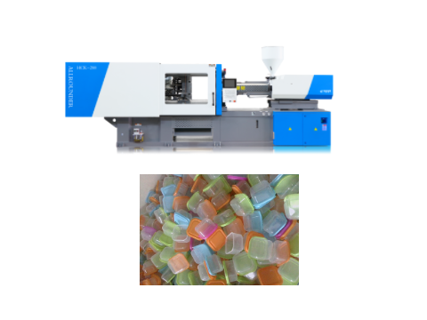 Plastic box making machine