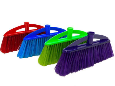 Plastic material for broom heads