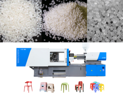 Plastic chairs making material