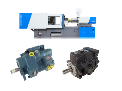 Hydraulic pump for injection molding machine