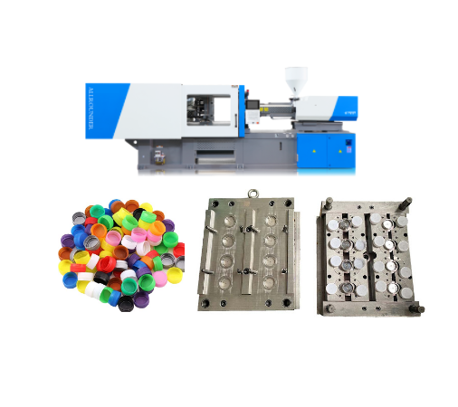 Plastic cap making machine